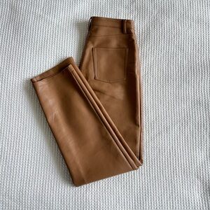 Aritzia Faux Leather Melina Pants